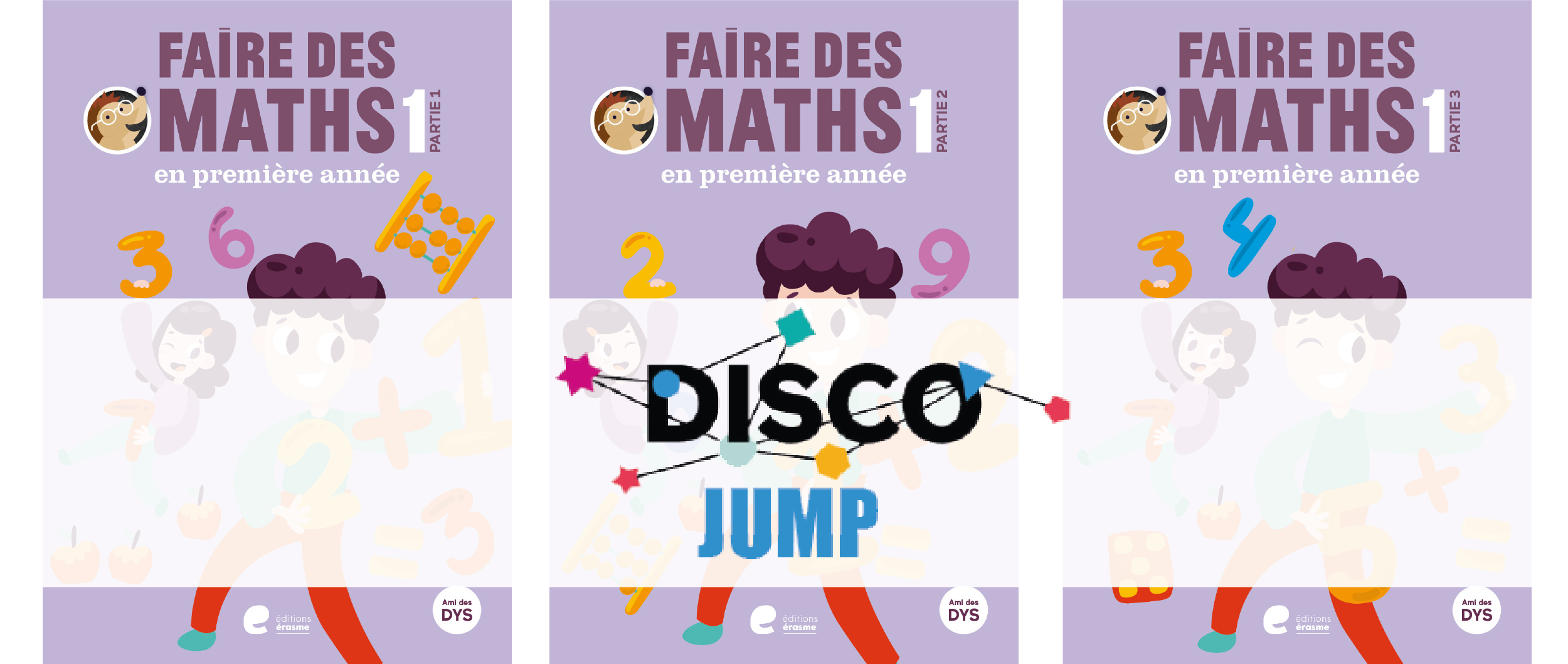 Faire des maths 1re - 3 livres-cahiers pour l'élève + Disco Jump